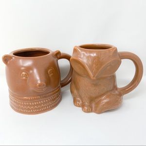 NWT Threshold Woodland Creature Mugs